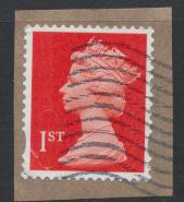 GB - 1st Vermillion Security Machin Used  - No Source / Date Code 16  see det...
