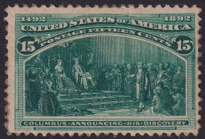 #238 Mint OG, F-VF (CV $200 - ID39603) - Joseph Luft