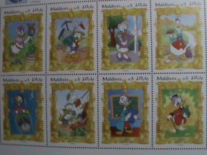 MALDIVES STAMP-1994 SC#2060a DONALD DUCK FAMILY PORTRAITS -DISNEY CARTOON MNH