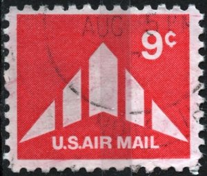 SC#C77 9¢ Delta Wing Single (1971) Used