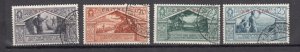 J43923 JL Stamps 1930 eritrea used #134-6,140 ovpt,s
