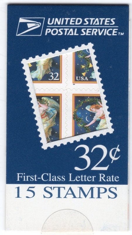 USA #3012d BK233A Midnight Angel Complete Booklet of 15 stamps MNH