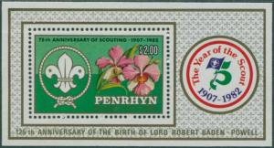 Cook Islands Penrhyn 1983 SG285 Boy Scout Movement MS MNH