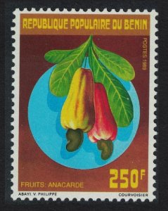 Benin Cashew nuts 250F 1990 MNH SG#1123