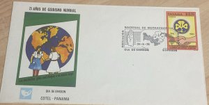 O) 1985 PANAMA, SCOUTS, WORLD GUIDISM. WOMEN GUIDES, HANDS,  FDC  XF