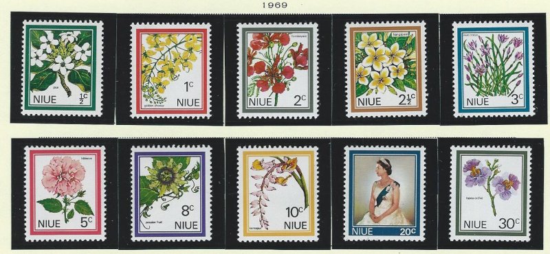 Niue   mnh sc  122-131