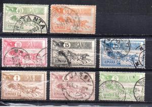 Romania 158-165 used