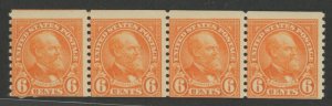 United States #723 Unused Multiple