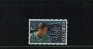 Guernsey: 1995, Royal Visit Prince Charles, MNH