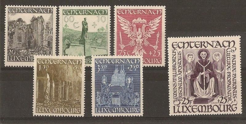 Luxembourg 1947 Abbey Fund SG492-497 Mint Cat£50