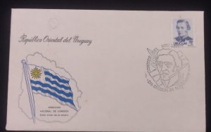 D)1976, URUGUAY, FIRST DAY COVER, ISSUE, GENERAL ISSUES, GENERAL ARTIGAS, FDC