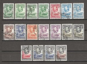 BECHUANALAND 1938/52 SG 118/128 & shades USED