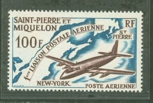 St. Pierre & Miquelon #C28  Single (Airplane)