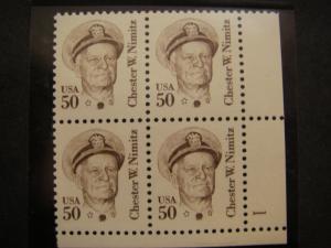 Scott 1844-1869, Great Americans, Complete Plate Blocks of 4 or 6, MNH Beauties