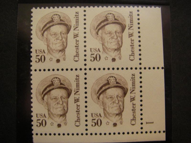 Scott 1844-1869, Great Americans, Complete Plate Blocks of 4 or 6, MNH Beauties