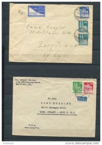 Germany 1948 and up (4) Covers Buildings