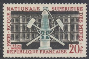 France SG1417 - YT 1197, 1959 School of Mines 20f MH*
