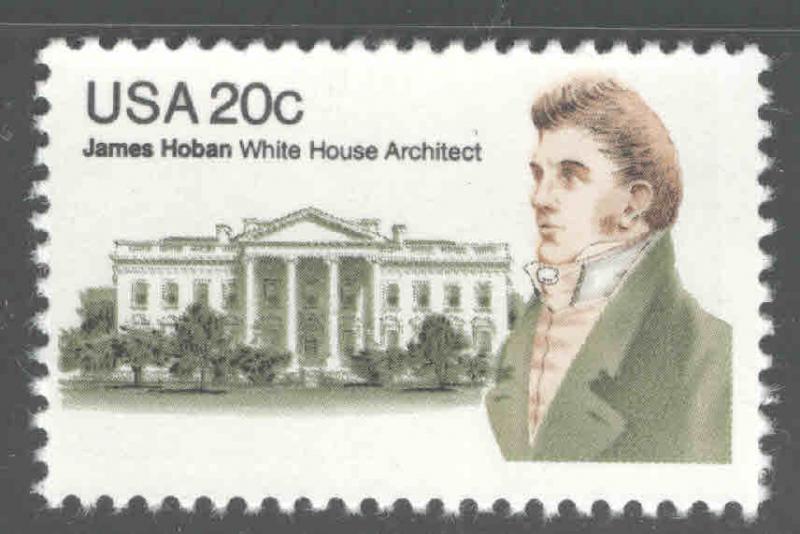 USA Scott 1936 MNH** James Hoban White House Architect