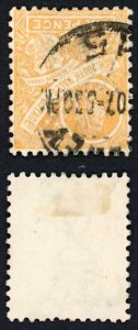 NSW SG358 6d Orange-buff Wmk Double A Inverted Used Cat 50 pounds