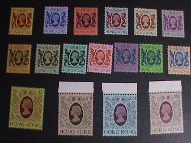 ​HONG KONG-1982- SC#388-403 QUEEN ELIZABETH II POSTAGE STAMPS SET MNH VF