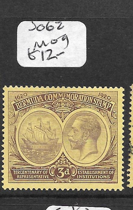 BERMUDA (PP1801B)  KGV 3D  SG 62  MOG