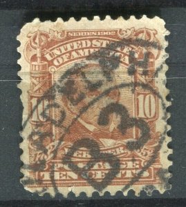 USA; 1900s early Presidential series issue used 10c. value, fair Postmark