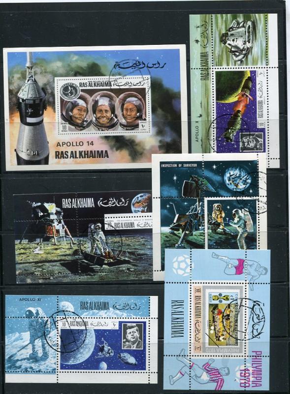 Space Accumulation Stamps+ 6 Souvenir Sheets Used/CTO 4972