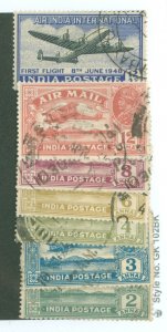 India #C1-C7 Used Single (Complete Set)