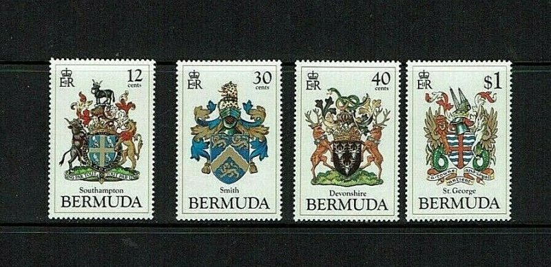 Bermuda:1984, Bermuda Coats of Arms, (2nd series)  MNH set