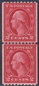 US 488 Washington / Franklin VF - XF NH Pristine Line Pair cv 150.00