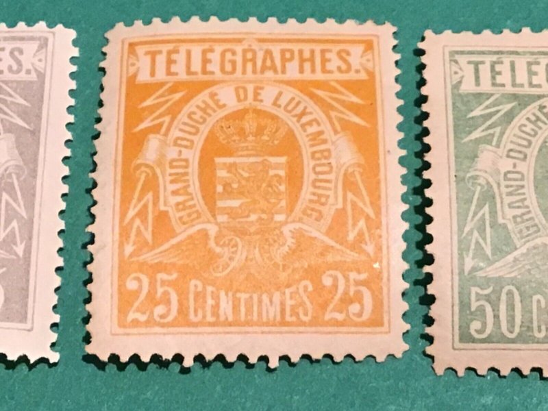 Luxembourg Telegraphs Mounted mint stamps A12118