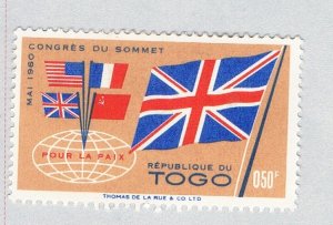 Togo 382 MLH British Flag 2 1960 (BP67728)