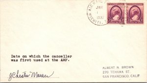 1937 2 x 3c Stamp - Wichita, KS - J3506