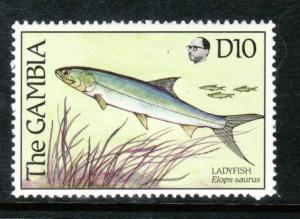 Gambia Fish 894 MNH VF  