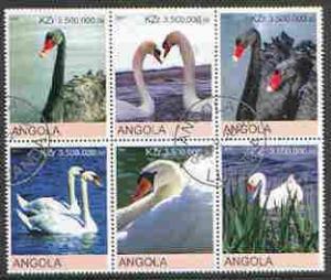 ANGOLA SHEET USED BIRDS