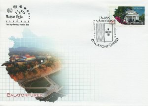 Hungary 2021 FDC Tourism Stamps Regions & Towns IV Gyor Architecture 4v Set