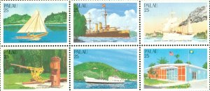 RMK13-0031 PALAU 196 BK-6 SHIPS SCV $3.00 BIN $1.50