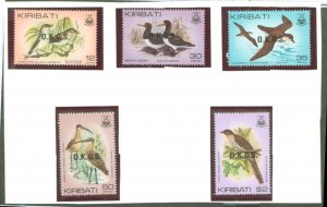 Kiribati #O16-20  Single (Complete Set)