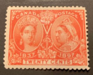 Canada #59 F-VF MINT OG H Jubilee C$275.00