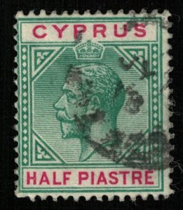 Cyprus, 1912-1914, King George V, 1/2Piastre, SG #75 (Т-8448)