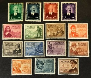 Norway Scott #275-278, 279-289 Mint LH VF CV $167.55 / Price $55 ** FREE shippin