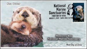 22-180, 2022 , National Marine Sanctuaries, Pictorial Postmark, First Day Cover,