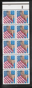 #2916a MNH Complete Booklet Pane