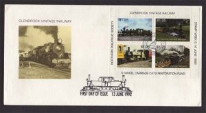 New Zealand 1992 Vintage Railway FDC