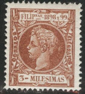 Philippines Scott 194 MH* 1898 King Alfonso