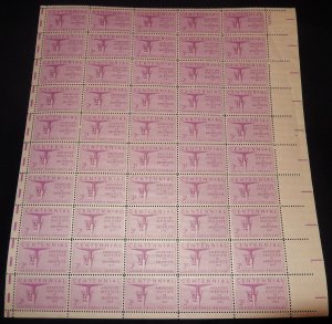 MALACK 1089 3c Architect's Issue, F-VF NH or better,..MORE.. sheet1089