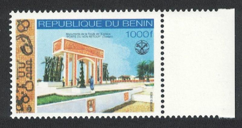 Benin The Gate of No Return Slave Monument 1v 1000f SC#1301