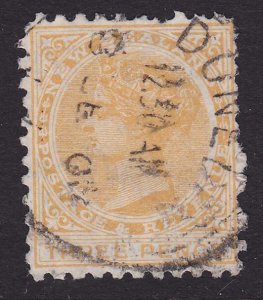 New Zealand #63a - Used single - Yellow - Queen Victoria