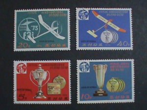 ​KOREA STAMP-1976-SC#1520-3 MODEL AIRPLANE CHAMPIONSHIPS CTO SET VERY FINE