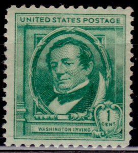 United States 1940, Famous American Author - Washington Irving, sc#859, MNH